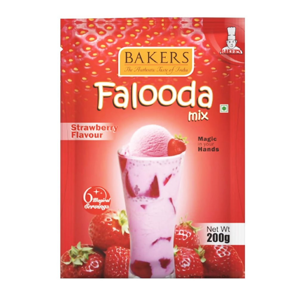 BAKERS Falooda Mix Powder - Chocolate, Mango And Strawberry | Grocsy