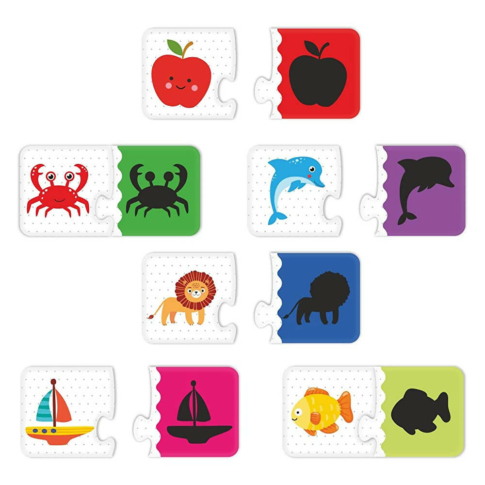 Webby Shadow Match 2 Pieces Learning Pack Jigsaw Puzzle | Grocsy