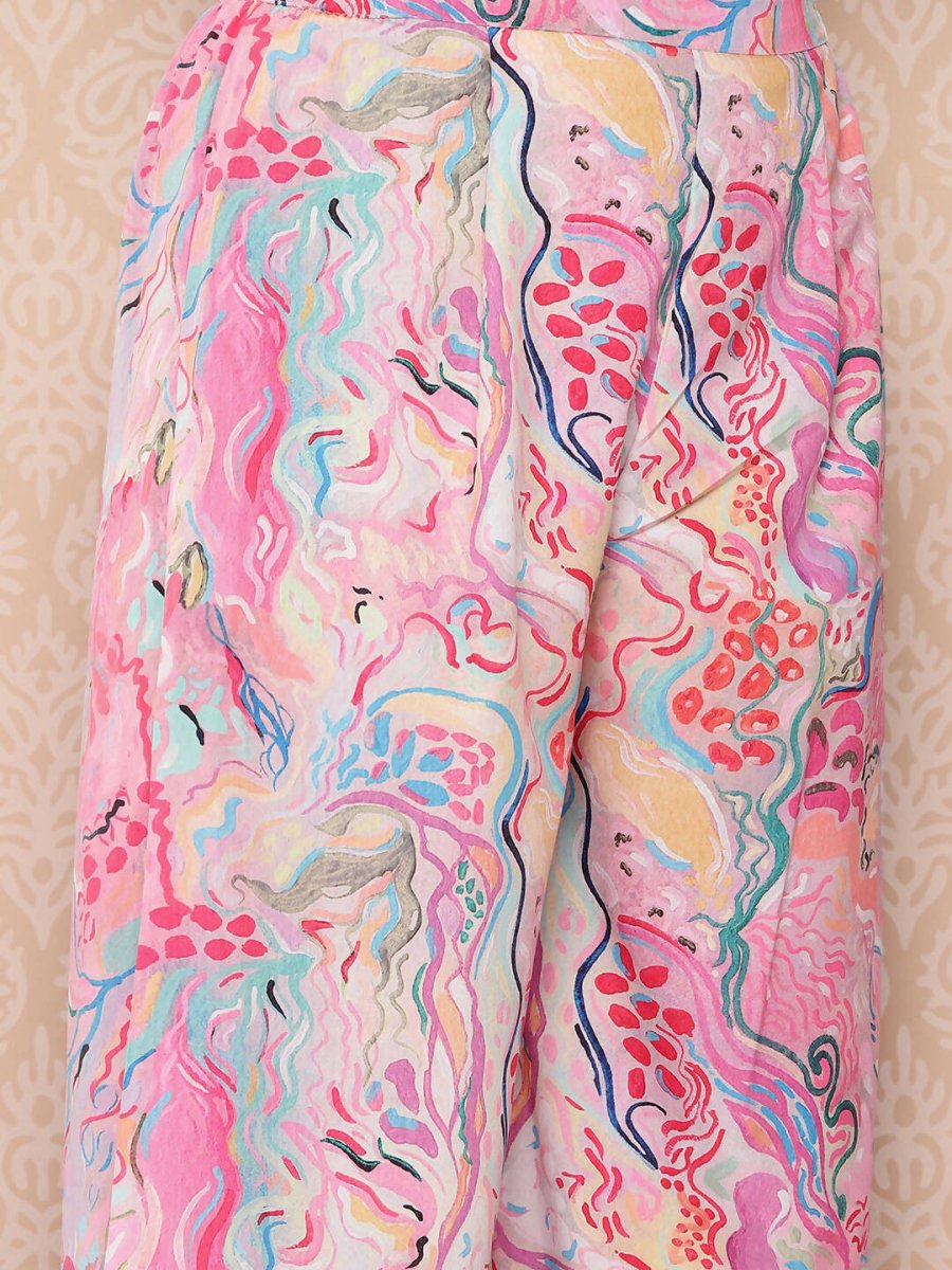 Ahalyaa Women's Traditional Wear Co-ods - Multi | Grocsy