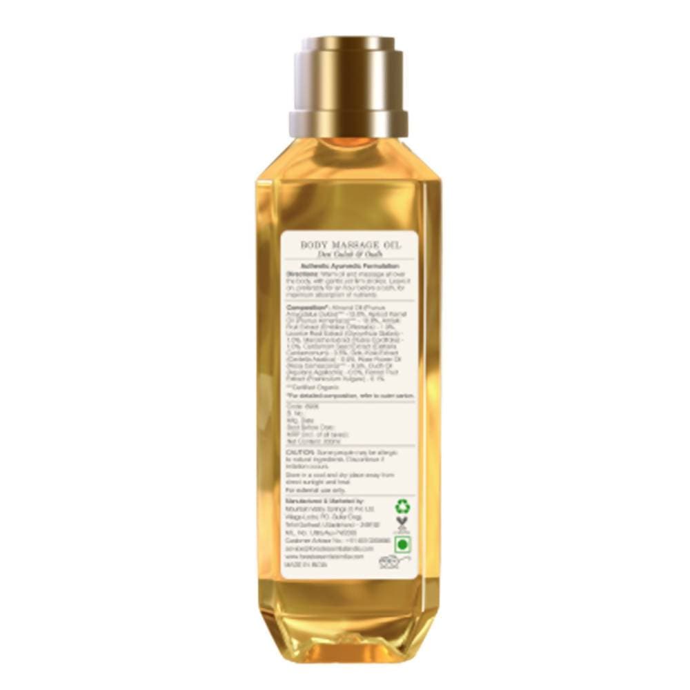 Forest Essentials Harmonizing Body Massage Oil Desi Gulab & Oudh | Grocsy