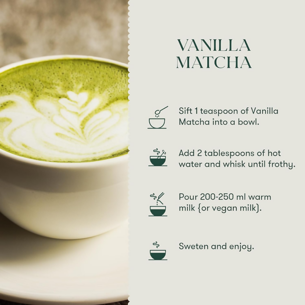 Luxmi Estates Vanilla Matcha with Probiotics | Grocsy