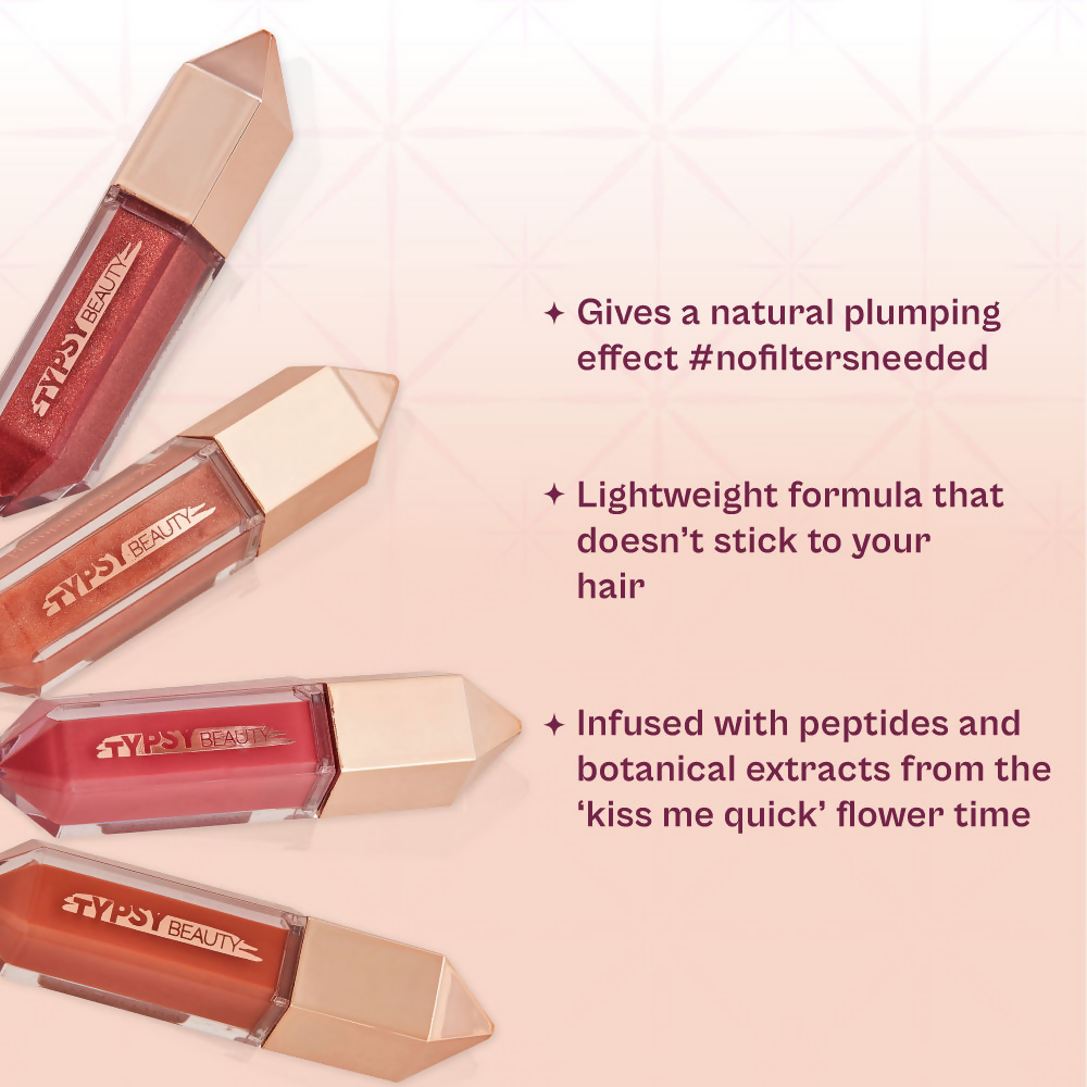 Typsy Beauty Crystal Crush Plumping Gloss Xl - Rose Quartz 01 | Grocsy