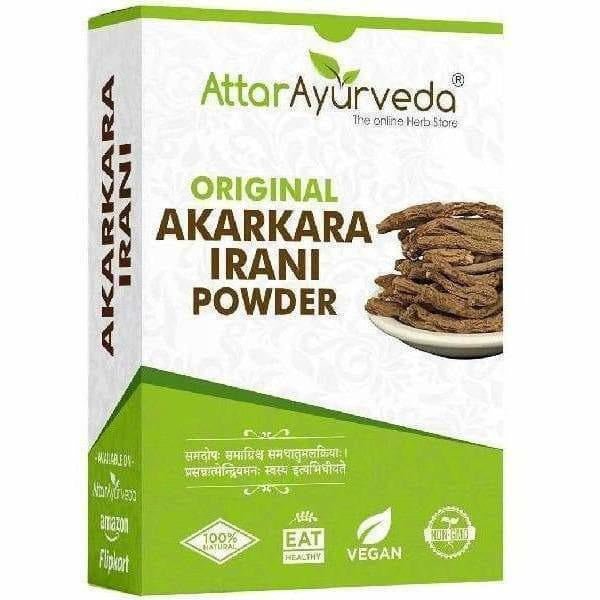 Attar Ayurveda Original Akarkara Irani/Akarkara Asli/Anacyclus Pyrethrum (Powder) | Grocsy