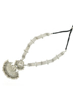Mominos Fashion Johar Kamal Silver-Plated Brass Finish Rani Haar Statement Necklace For Women | Grocsy