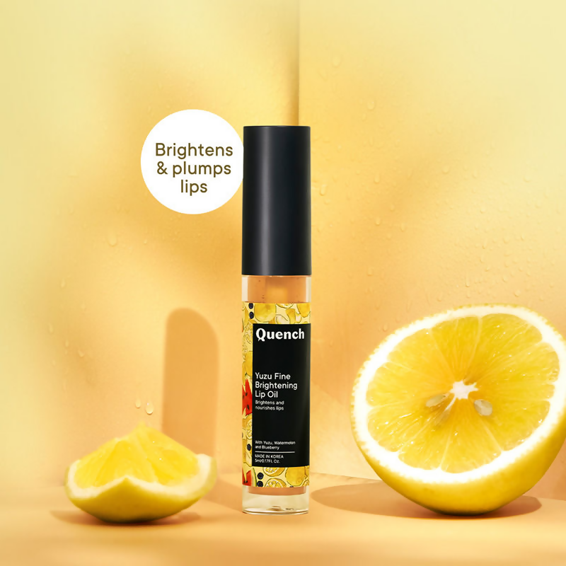 Quench Brightening Korean Lip Oil with Yuzu Vitamin C | Grocsy