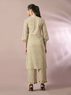 Myshka Women's Multi Printed Cotton Straight Party Kurta Set | Grocsy