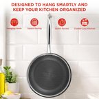 Vinod SAS Pro Platinum Triply Stainless Steel Hybrid Non Stick Frypan | Grocsy