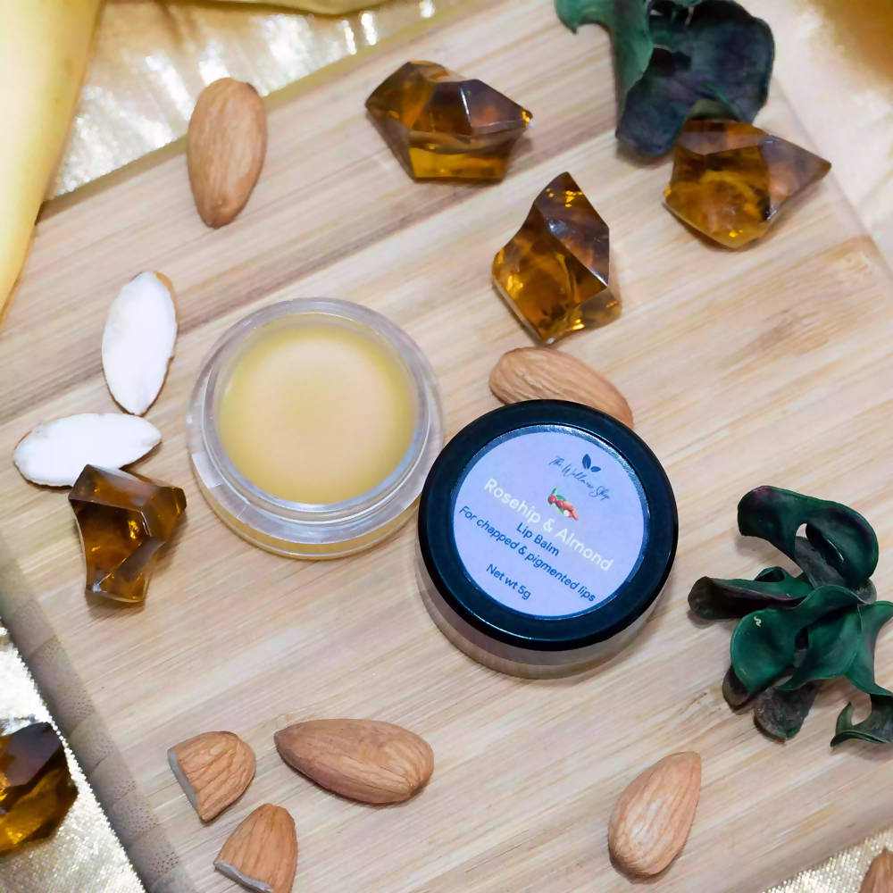 The Wellness Shop Rosehip And Almond Lip Balm | Grocsy