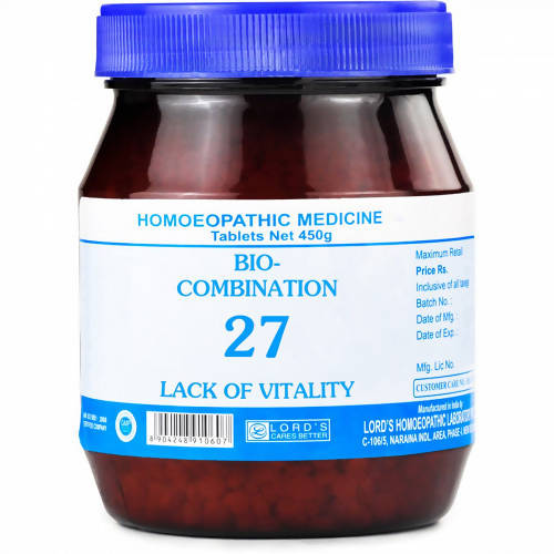 Lord's Homeopathy Bio-Combination 27 Tablets | Grocsy