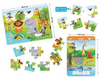 Braintastic Educational Game (3-6 yrs):Animal World / Kids Toys/Write & Wipe Activity Sheets/ Free 12 pc Puzzles | Grocsy