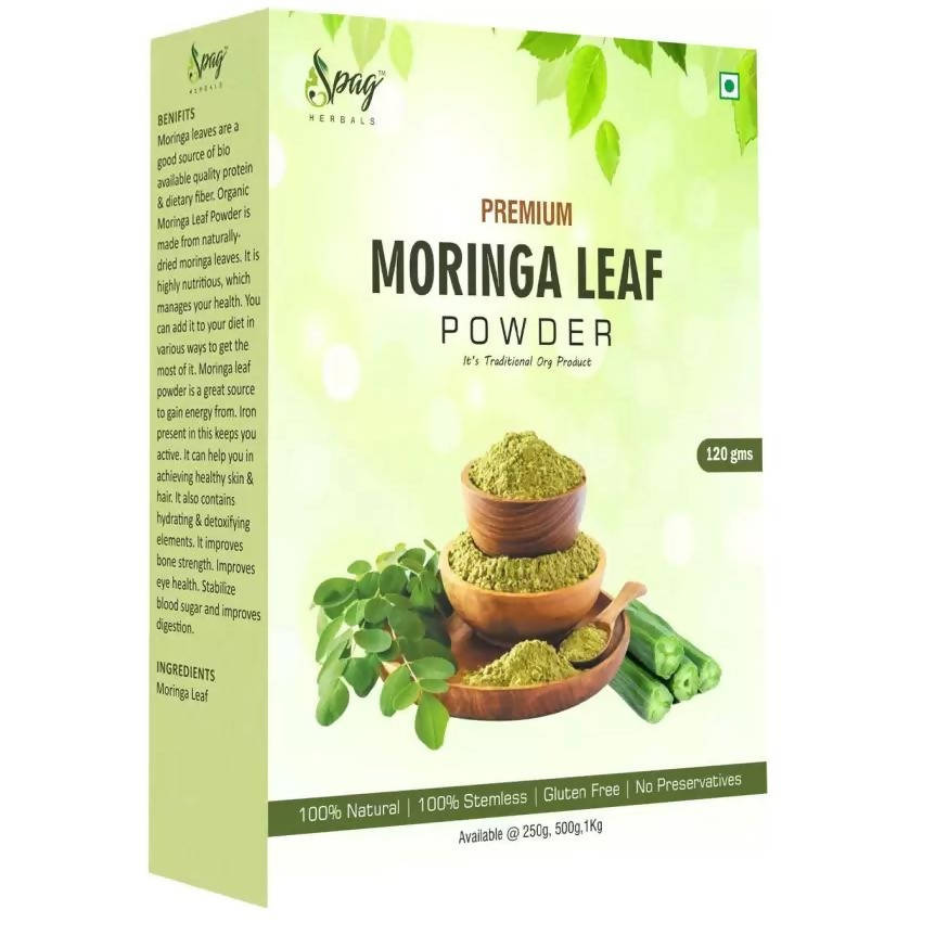 Spag Herbals Premium Moringa Leaf Powder | Grocsy