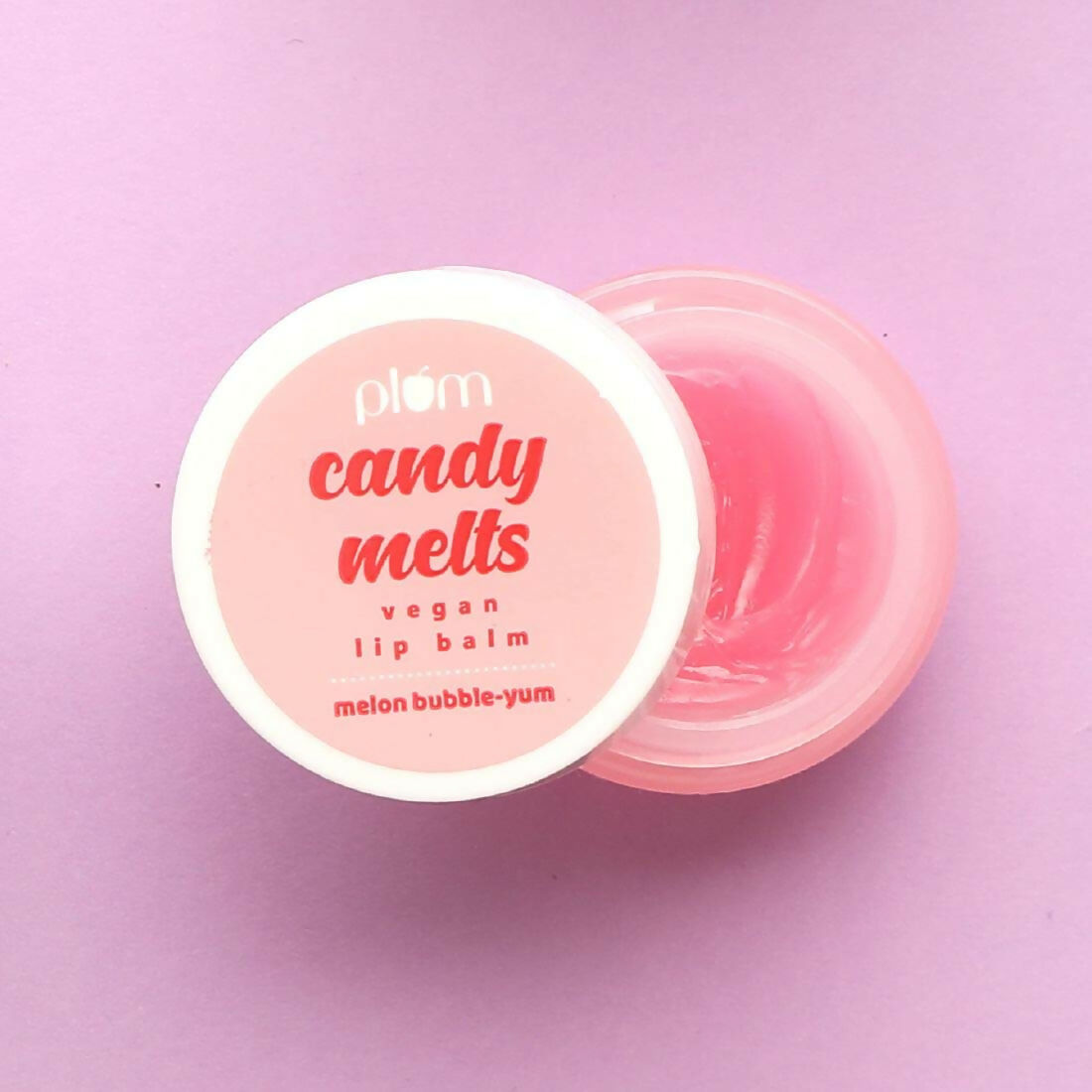 Plum Candy Melts Vegan Lip Balm Red Velvet Love For Dry & Chapped Lips, Natural SPF with Vitamin A | Grocsy