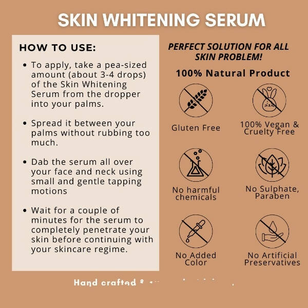 Organicos Skin Whitening Serum | Grocsy