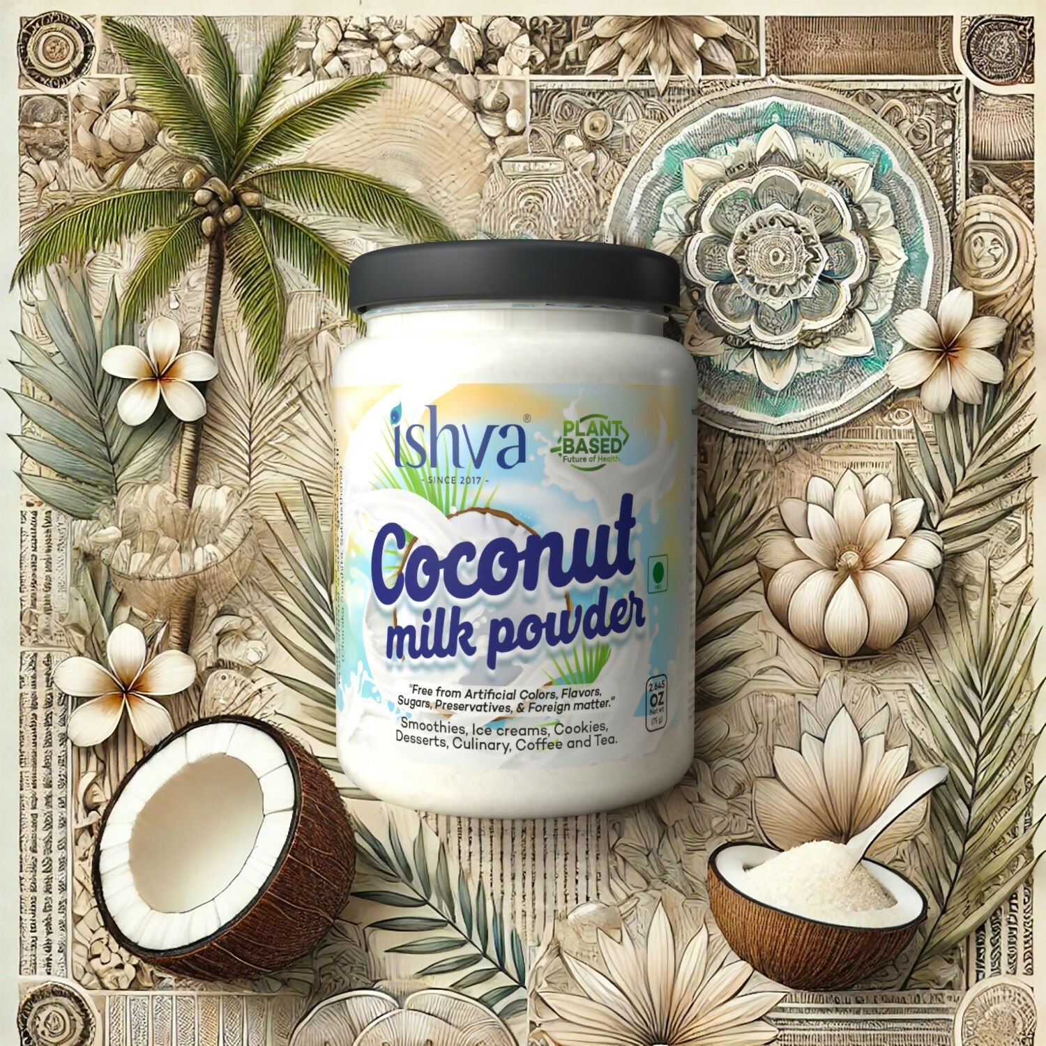 Ishva Coconut Milk Powder | Grocsy