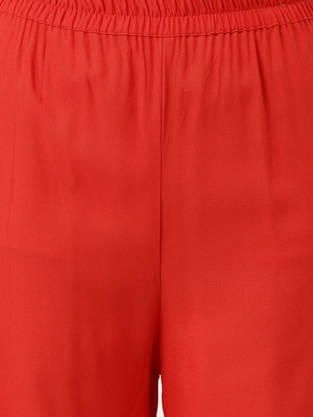 Joban Fashion Red Rayon and Embroidered Work Straight Kurta Bottom Set | Grocsy