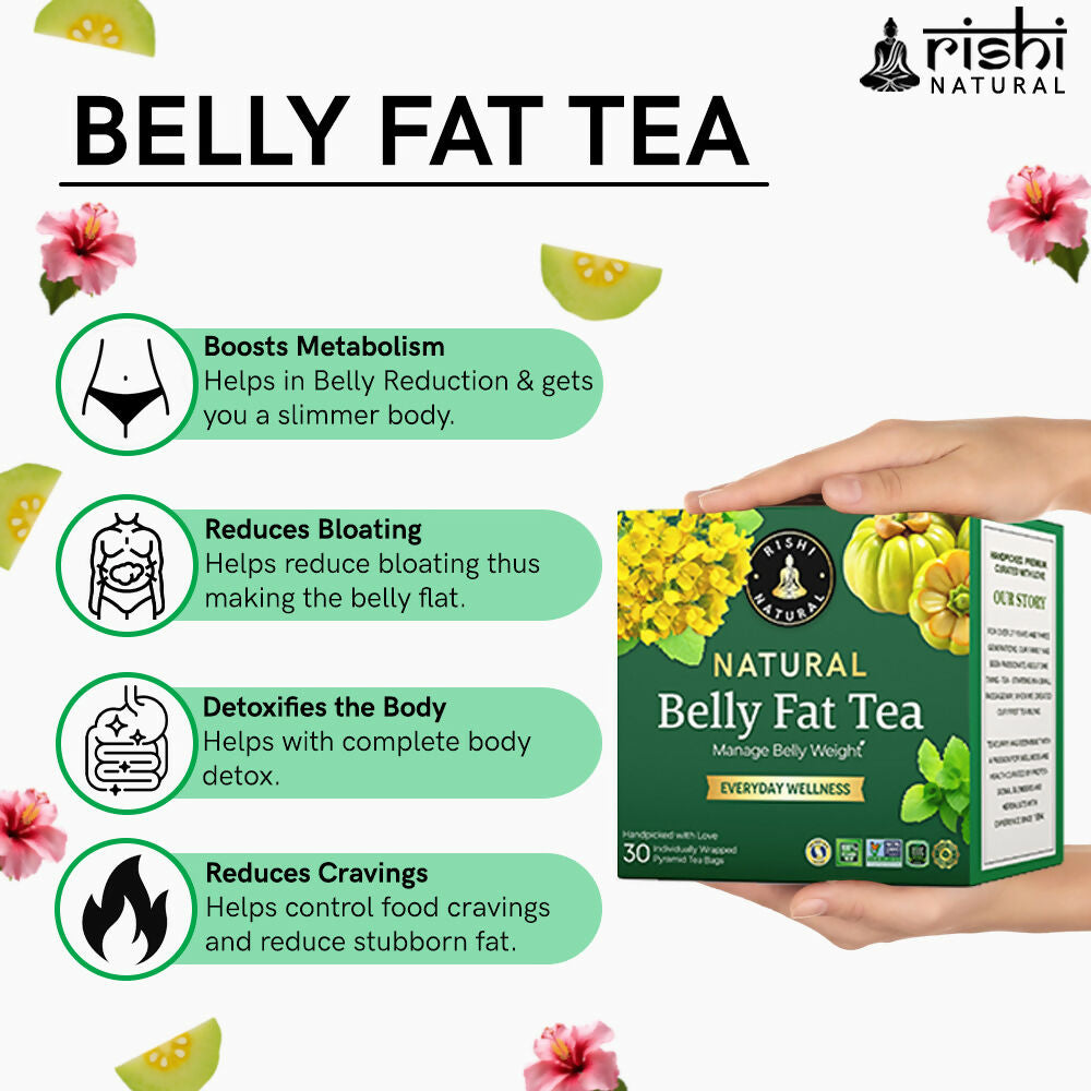 Rishi Natural Belly Fat Tea | Grocsy