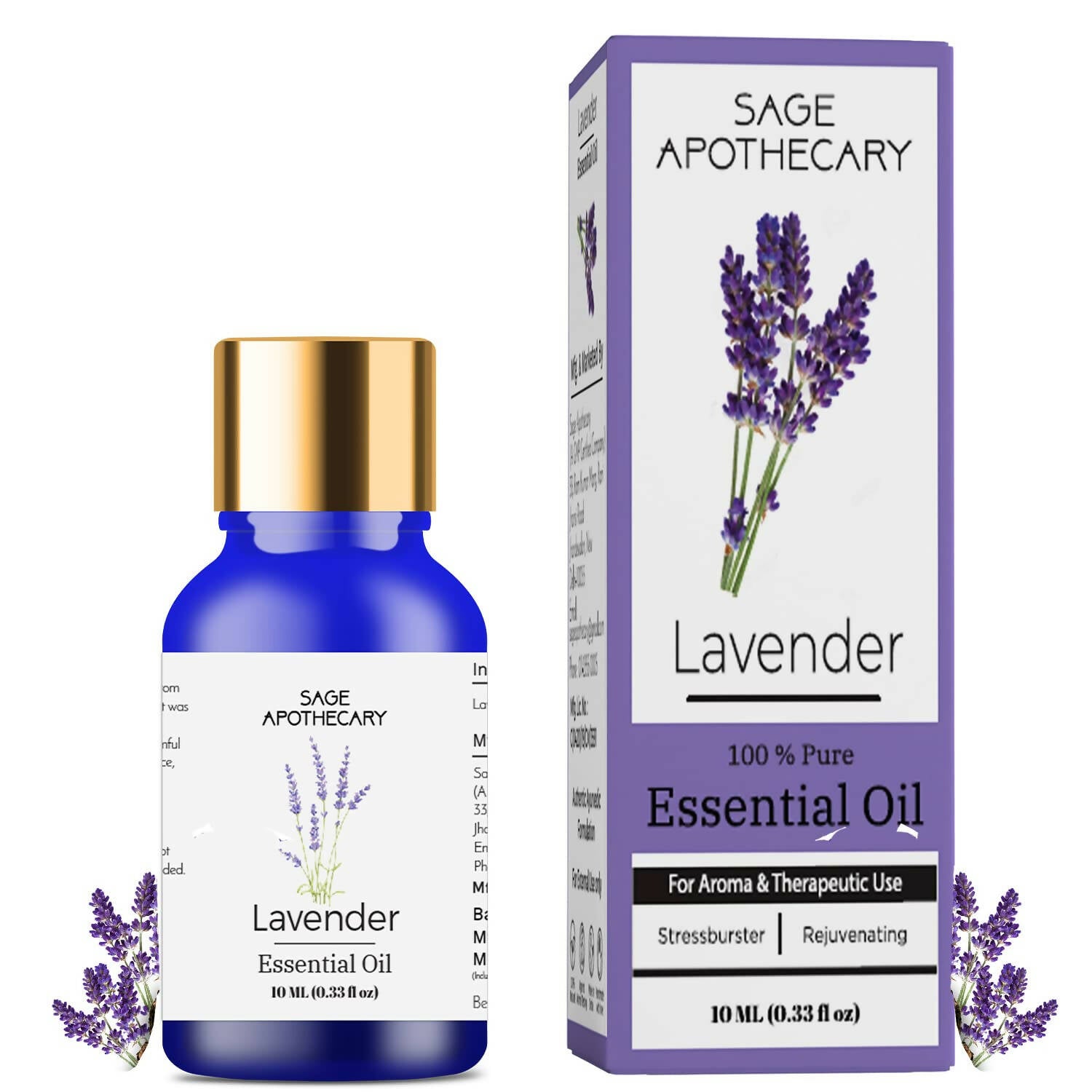 Sage Apothecary Lavender Essential Oil | Grocsy