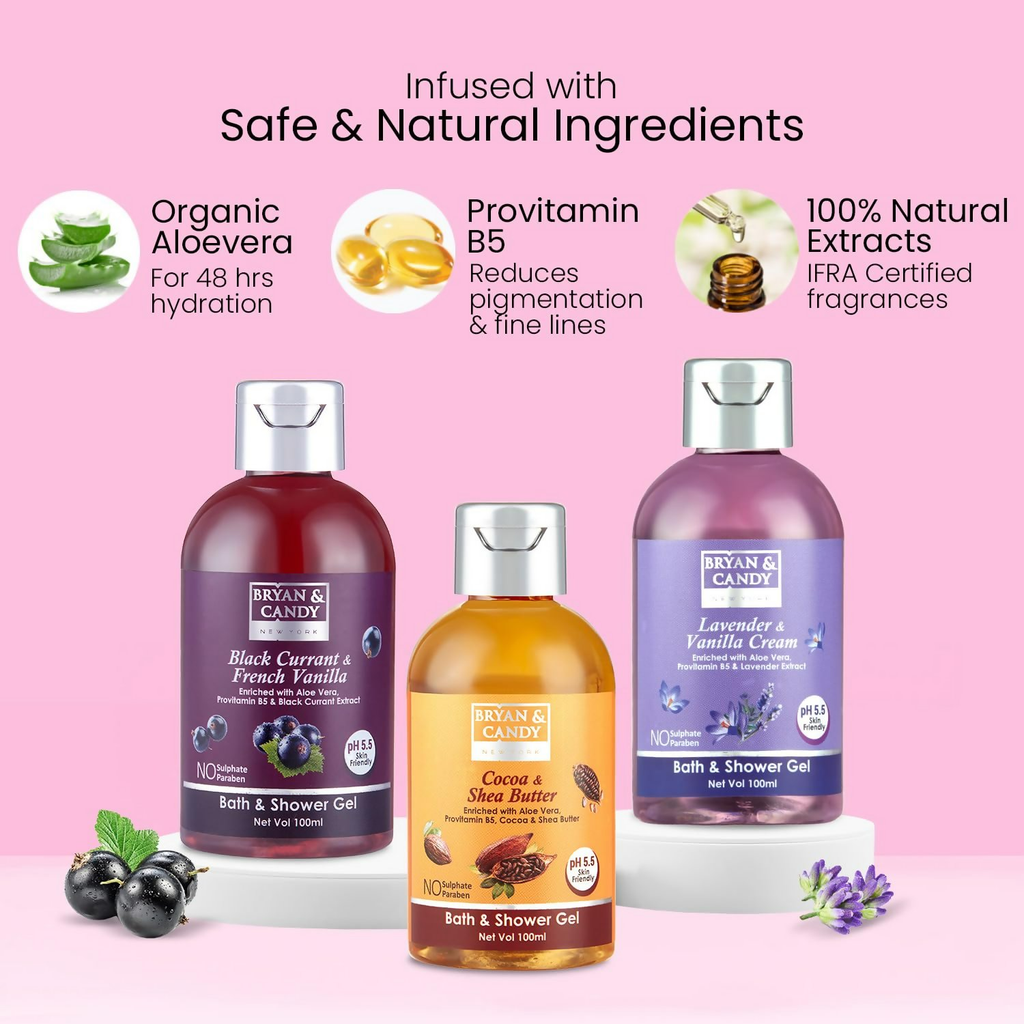 Bryan & Candy Luxurious Bliss Essential Shower Gel Combo Kit | Grocsy