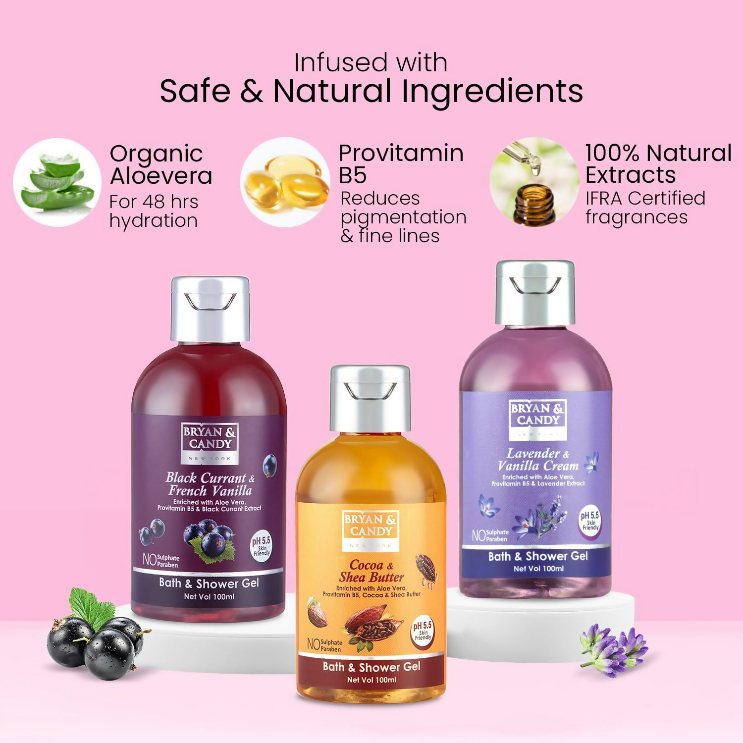 Bryan & Candy Luxurious Bliss Essential Shower Gel Combo Kit | Grocsy