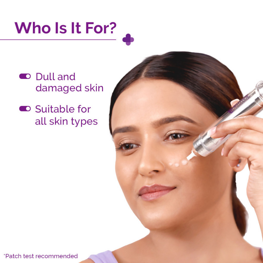 The Derma Co 50000 PPM Vitamin C Microneedle Face Serum Shot for Bright & Glowing Skin | Grocsy