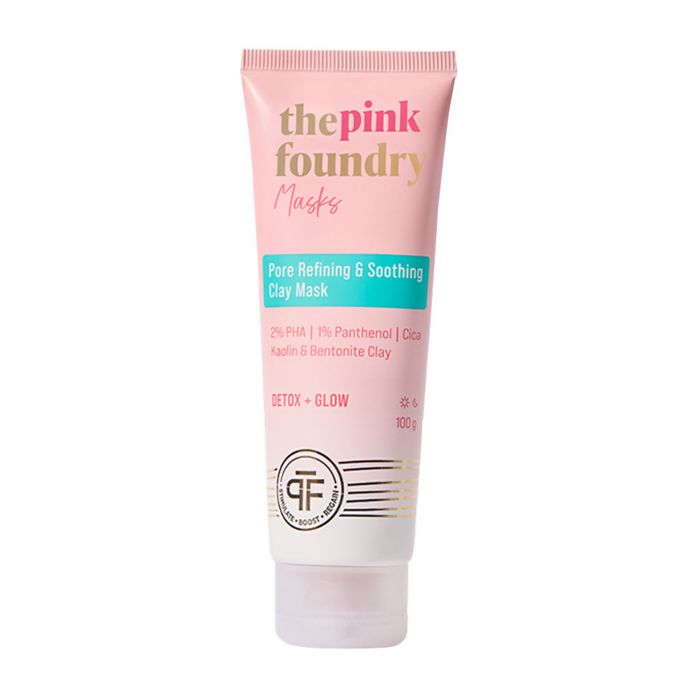 The Pink Foundry Pore Refining & Soothing Clay Mask | Grocsy