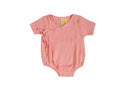 Sunshine Baby Cute Organic Muslin Cotton Kimono Rompers For Babies - Pink | Grocsy