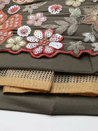 House of Panchhi Olive Chinon Sequins embroidery Lehenga choli & Dupatta | Grocsy
