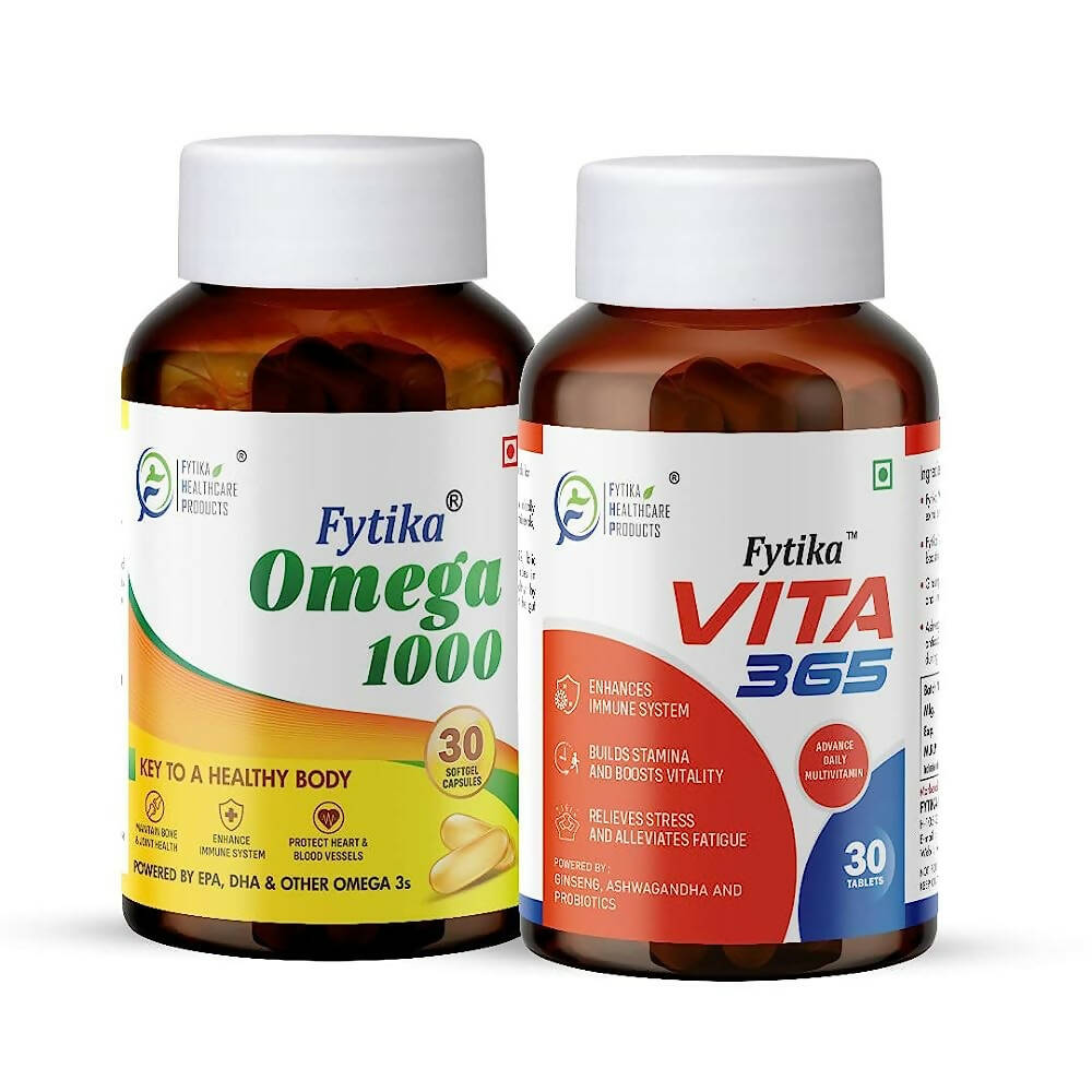 Fytika Vita 365 & Omega 1000 Combo | Grocsy