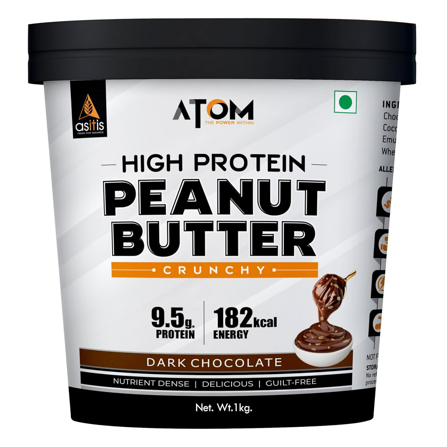 As-It-Is Nutrition Atom Chocolate Peanut Butter Creamy | Grocsy
