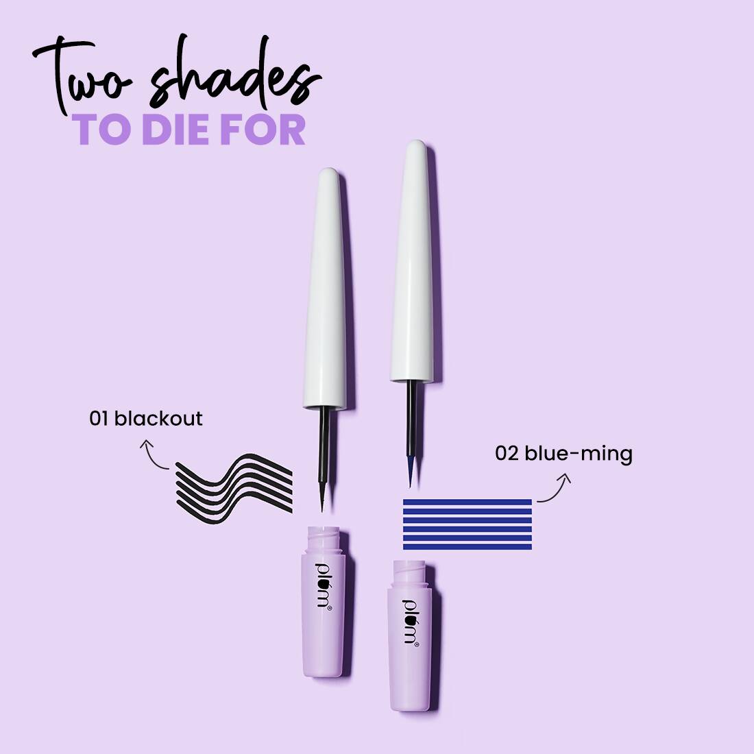 Plum Lash Serum Eyeliner - 02 Blue-ming | Grocsy