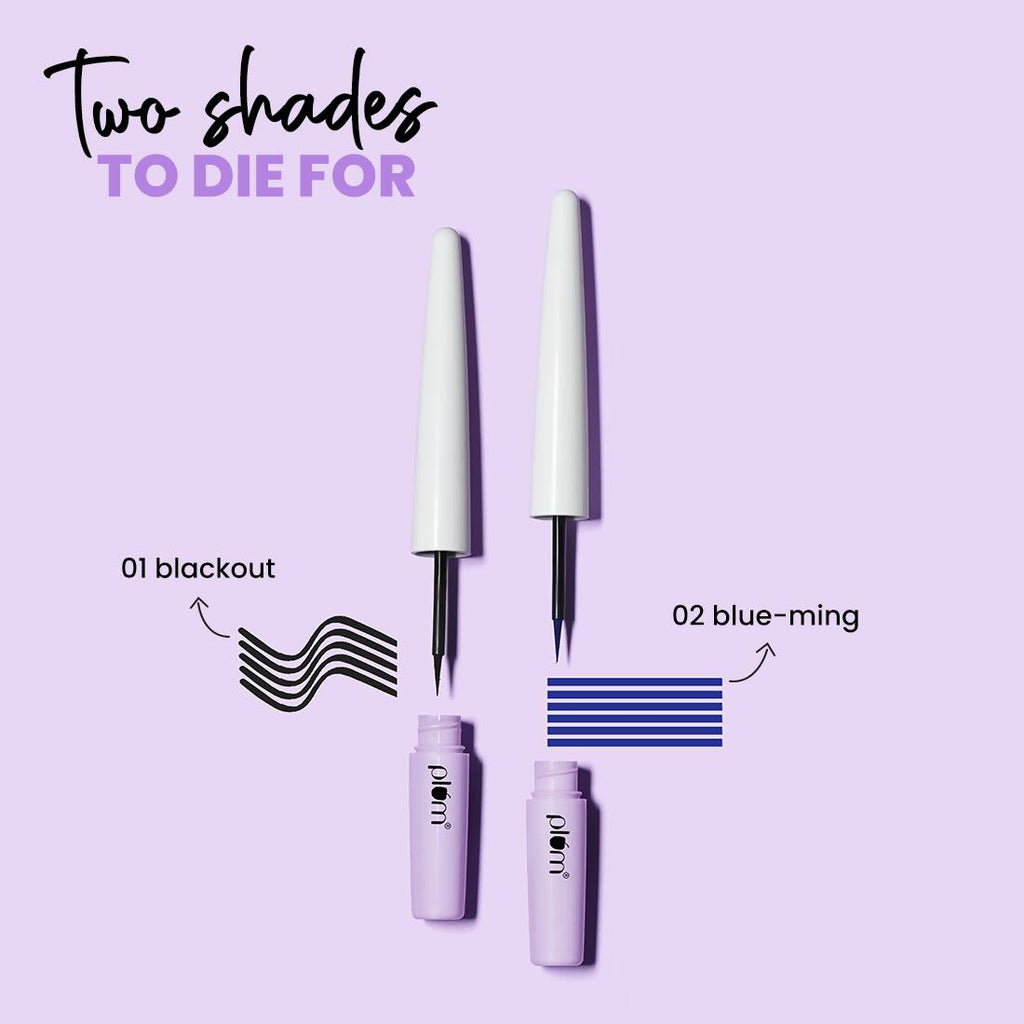 Plum Lash Serum Eyeliner - 01 Blackout | Grocsy