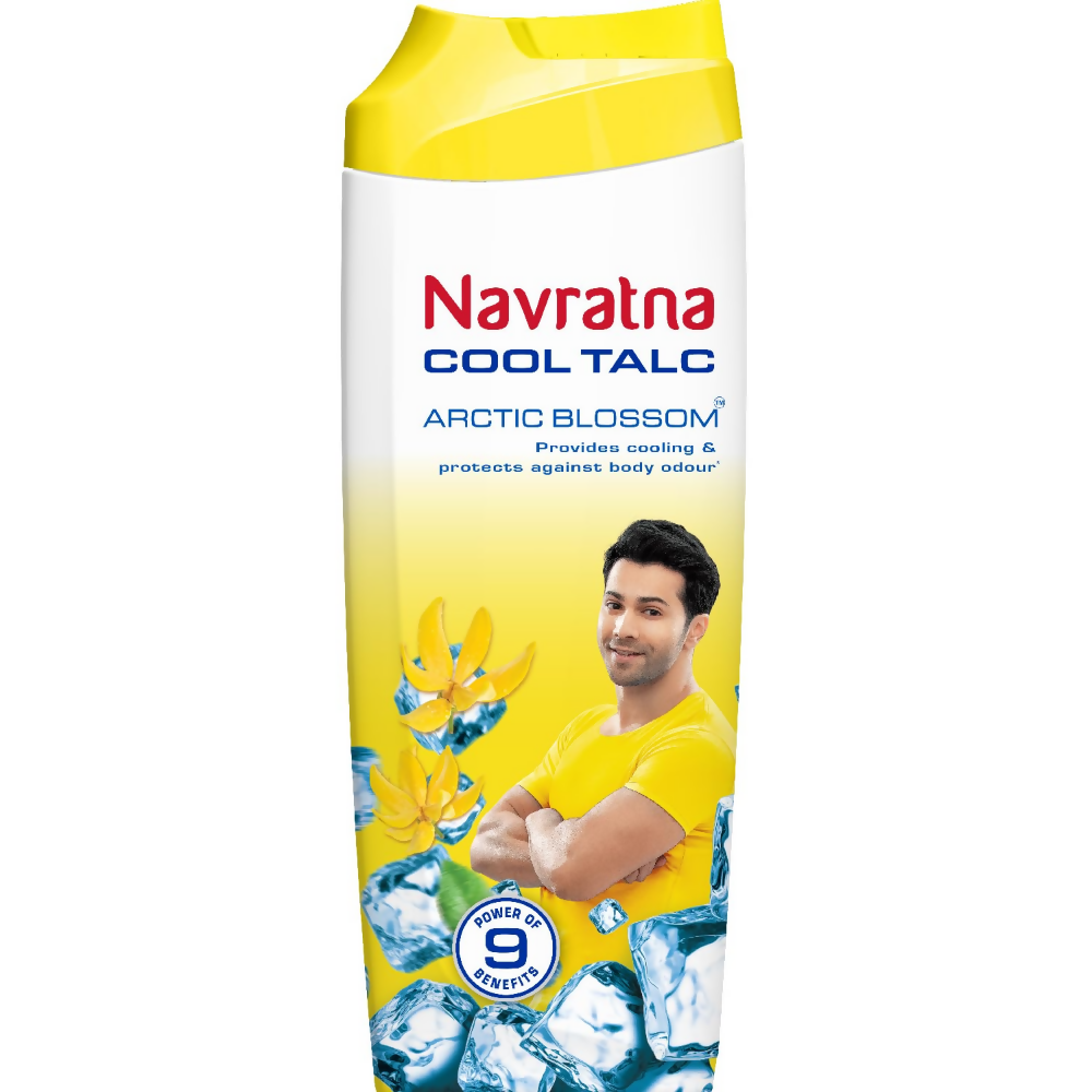 Navratna Cool Arctic Blossom Talc | Grocsy