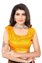 Vamika Yellow Lycra Knitted Saree | Grocsy