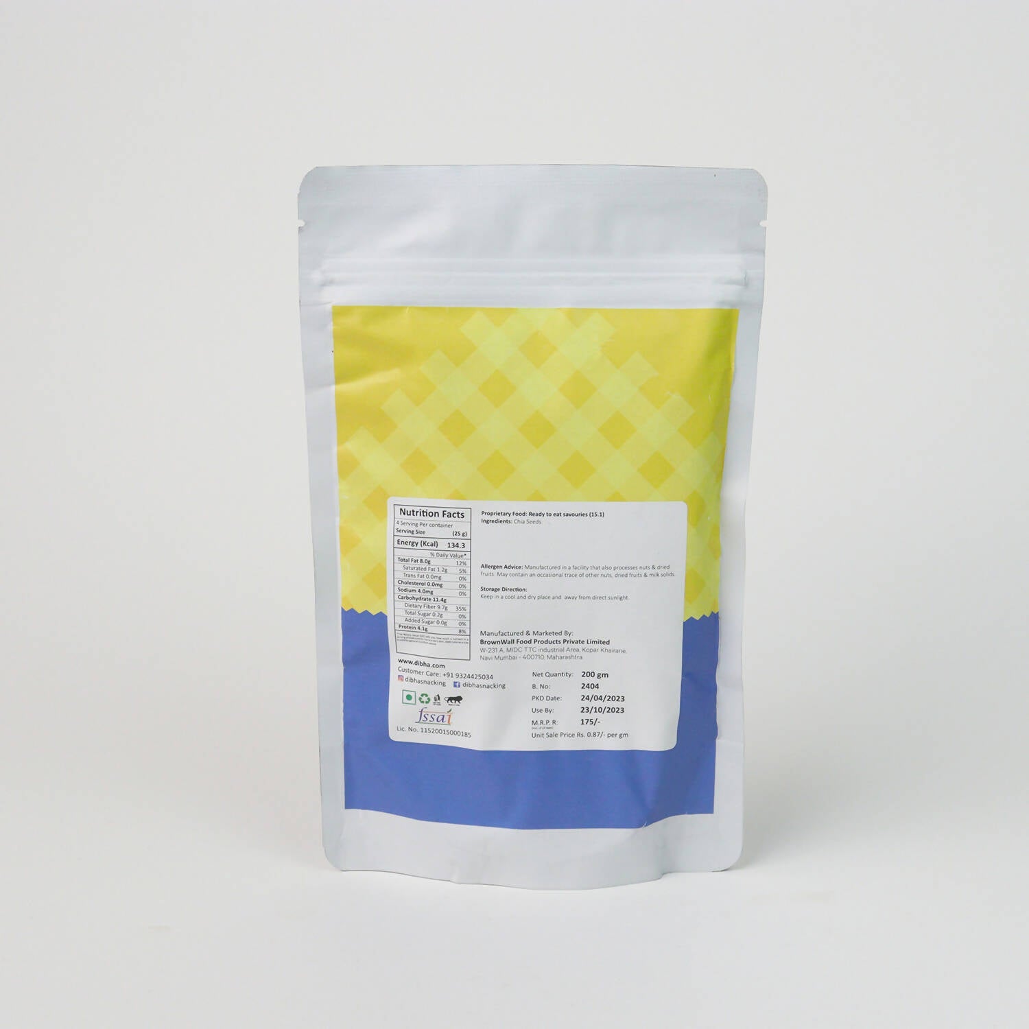 Dibha - Honest Snacking Chia Seeds | Grocsy
