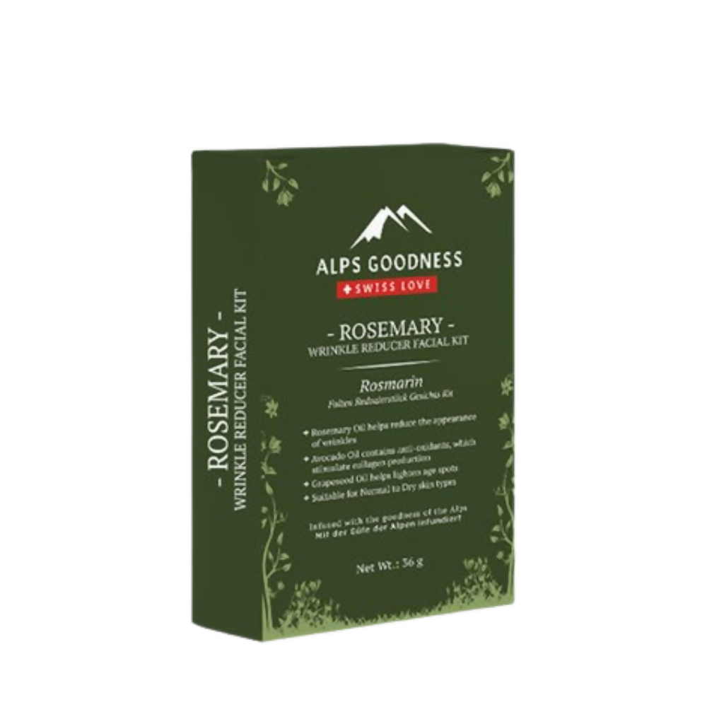 Alps Goodness Rosemary Wrinkle Reducer Facial Kit | Grocsy