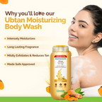 Mamaearth Ubtan Moisturizing Body Wash | Grocsy