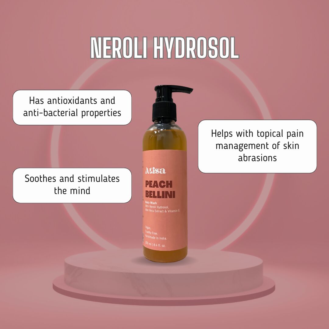 Atisa Peach Bellini Body Wash | Grocsy