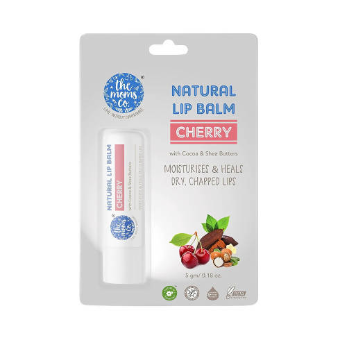 The Moms Co Natural Cherry Lip Balm | Grocsy