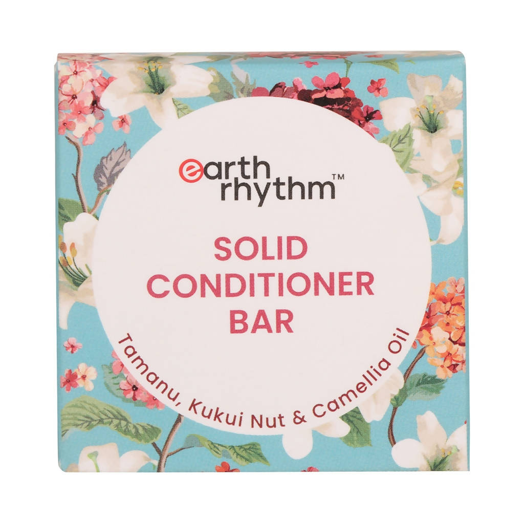 Earth Rhythm Solid Conditioner Bar - Tamanu, Kukui Nut & Camellia Oil | Grocsy