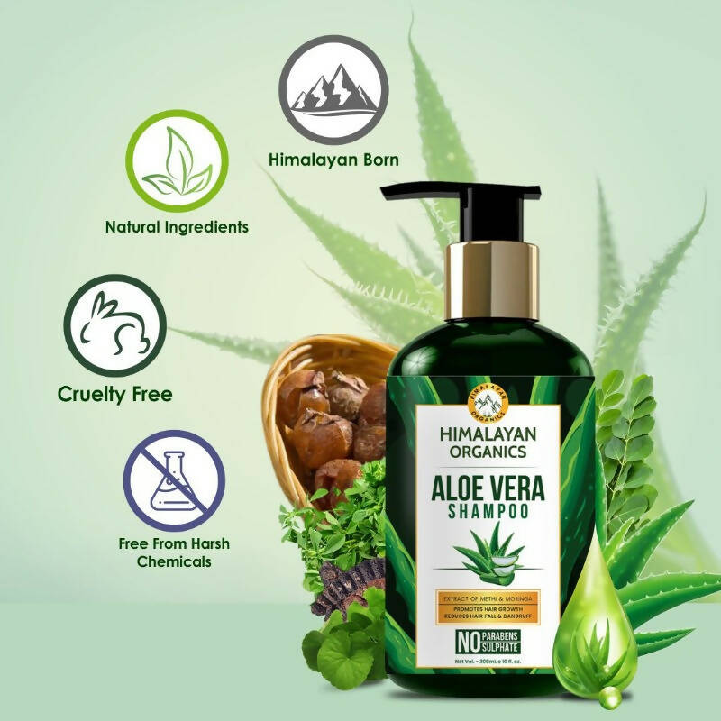Himalayan Organics Aloe Vera Shampoo | Grocsy