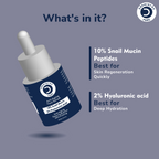 Dermistry 10% Snail Mucin96 Peptide Anti Ageing Moisturizer Skin Firming Tightening Aging Face Serum | Grocsy