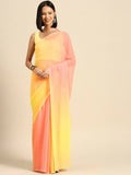 Ahalyaa Women's Traditional wear Saree - Yellow | Grocsy