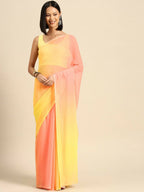 Ahalyaa Women's Traditional wear Saree - Yellow | Grocsy