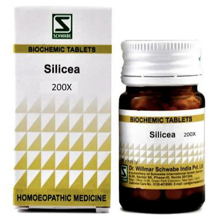 Dr. Willmar Schwabe India Silicea Biochemic Tablets | Grocsy