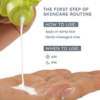 Hyphen By Kriti Sanon Moistuzing Creamy Cleanser, Hydration & Gentle Cleansing For Dry Skin | Grocsy