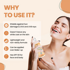 The Natural Wash Sun Defence Sunscreen SPF 60 UVA UVB PA++++ Sunblock Suncream | Grocsy