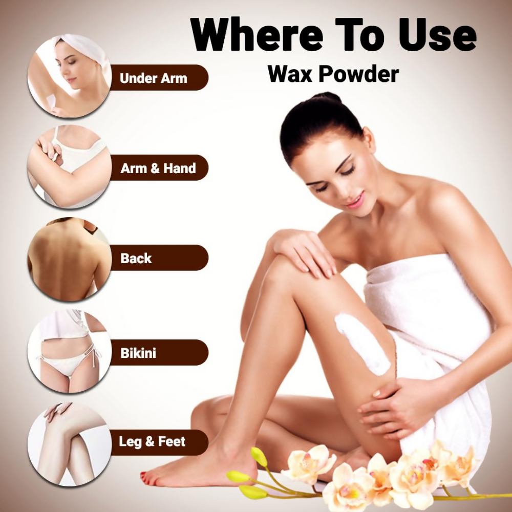 VedicAyurveda Herbal Wax Powder - Sandalwood | Grocsy