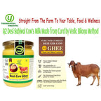 Yugmantra Organic Foods Pure A2 Natural Desi Cow Ghee Sahiwal | Handmade Desi Ghee | Grassfed, Golden, Grainy, Natural Fresh | Grocsy