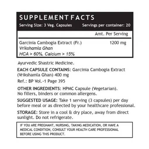 Inlife Garcinia 1200 MG Capsules | Grocsy