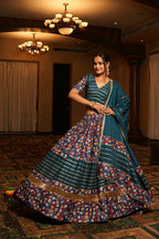 AI Fashion Rama Crepe Designer Navratri Wear Lehenga Choli Collection | Grocsy